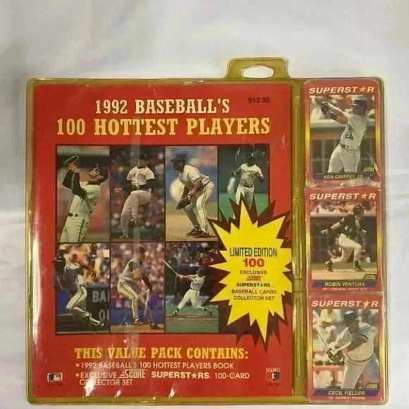 1992 Baseball's 100 Hottest Players SEALED Set - Picture 3 of 10